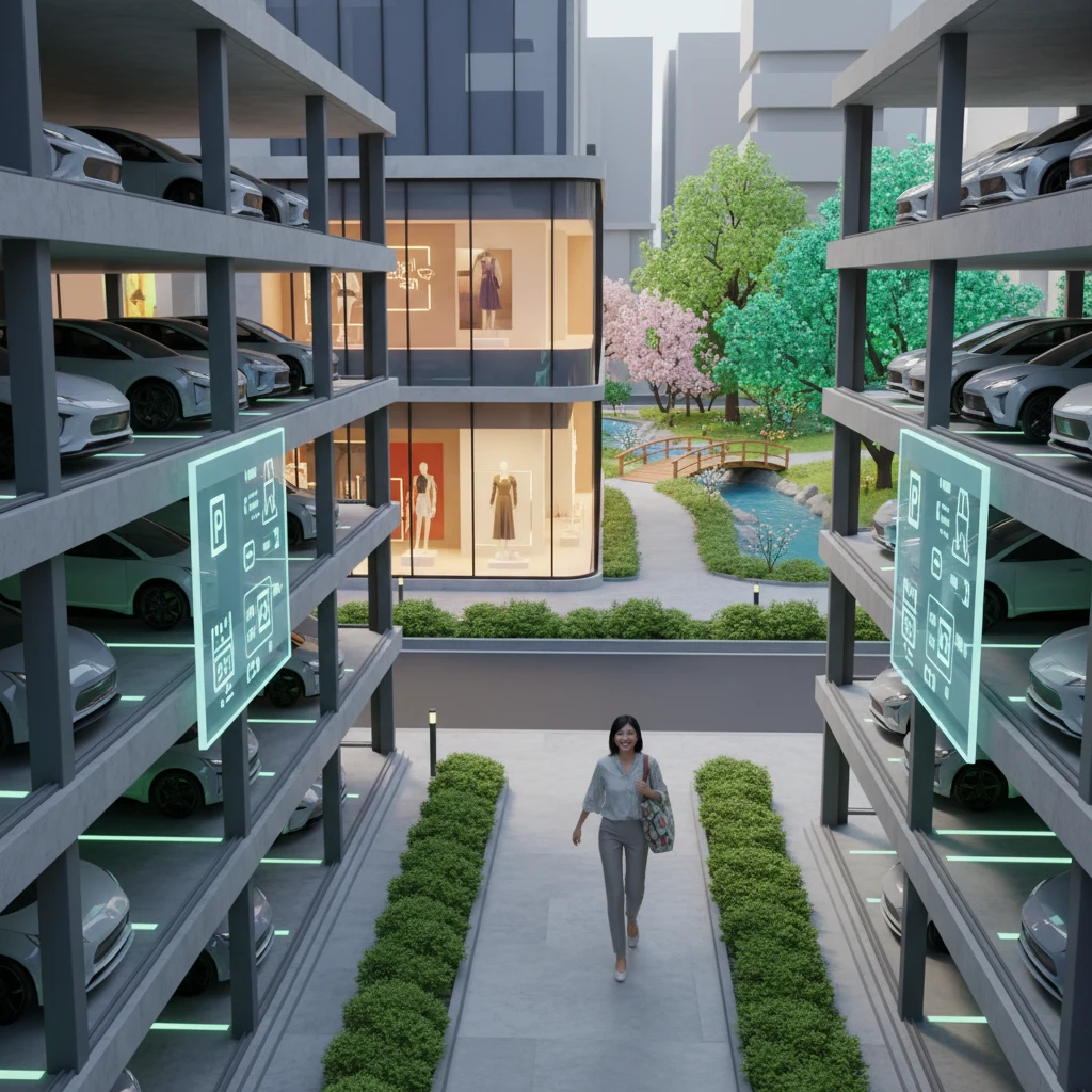 신내공영주차장 전경