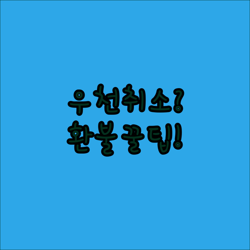 KBO 리그 우천 취소 결정 시점 및 결제 수단별 환불 기간