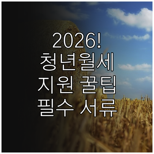 2026 대구 청년월세지원 자격 조건과 제출 서류