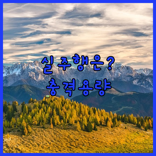 테슬라 모델Y 롱레인지 배터리 용량과 실제 주행거리